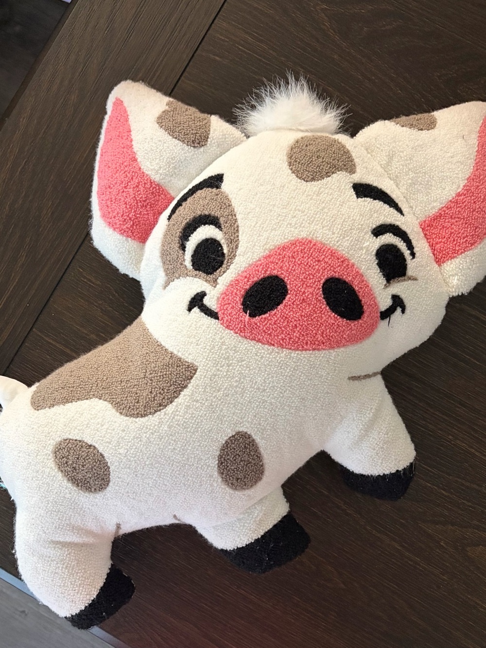 Disney Cream & Pink Pua Plush Piglet Stuffed Animal